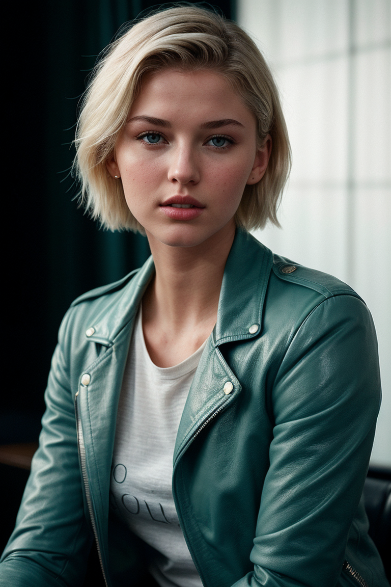 00636-1115563833-JernauMix_v3_Chimera-photo of (s4r4hgrey-135_0.99), a beautiful woman, perfect platinum blonde short hair, (Carolina Blue  leather jacket and long sl.png